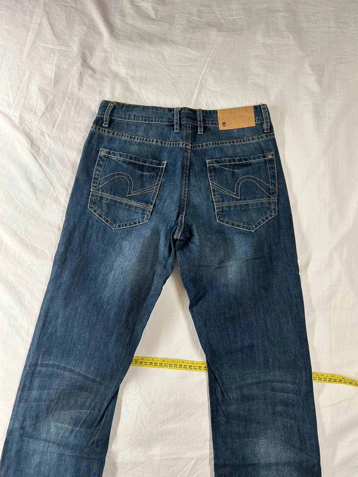 Jules navy blue straight cut jeans w26 l34 – photo 14
